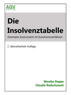 Die Insolvenztabelle, 2. Aufl., 2026